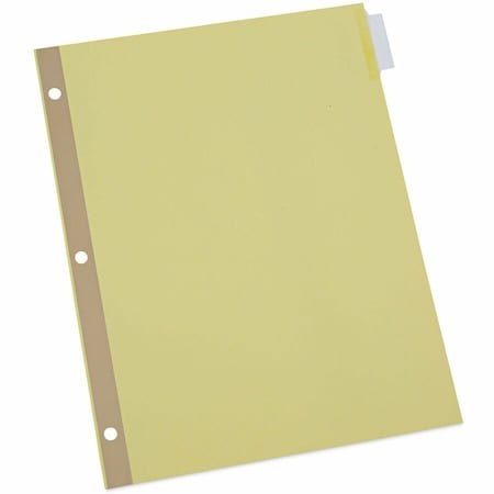 Universal Universal One Extended Insert Indexes, Eight Clear Tabs, Letter, Buff, 24 Sets/Box UNV20891***