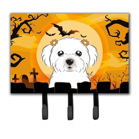 Carolines Treasures Halloween Maltese Leash and Key Holder BB1766TH68
