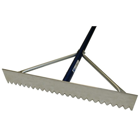 Kraft Tool Kraft Tool 7' Blue Handle For Magnesium Rakes and Squeegees GG626-03