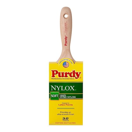 Purdy Nylon Paint Brush, 3 7/16 in L 144400230