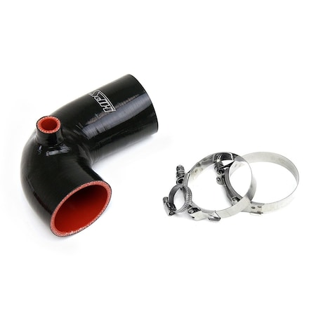 Hps Performance High Temp Reinforced Silicone Air Intake Hose Kit, Black, 57-1493-BLK