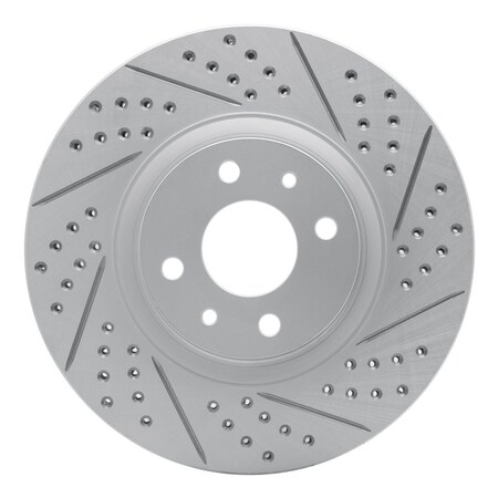 Dynamic Friction Co DFC Geoperformance Rotor - Drilled and Slotted 830-07004R