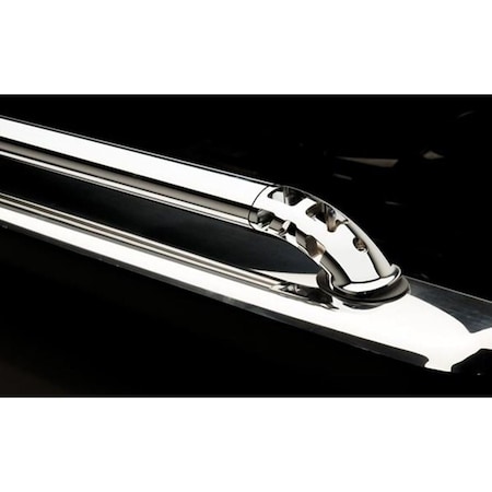 Putco Bed Rails, Direct-Fit; Stake Pocket Mount; Polished; Stainless Steel; With Built In Tie Down; Not 69857GM