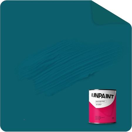 Unpaint Removable paint Interior Matte Teal Ripple Cobalt Quart 9Q-UKXH-JWG5