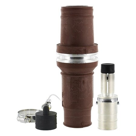 Leviton Single Pole Inline, 1,009 A, Male, Brown 49M64-H
