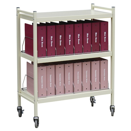 Omnimed Open Style Chart Racks Holds X-Large Binders, 16 Binder Capacity 261214-BG