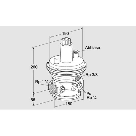 Honeywell Kromschroder GOV, GAS, VGBF 40R10 3Z NOTE THIS IS GENER KS86047411