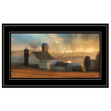 Homeroots Light of a New Day 3 Black Framed Print Wall Art 406923