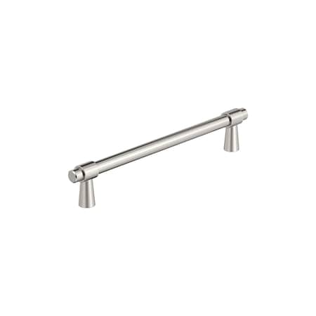 Amerock Destine 6-5/16 inch 160mm Center-to-Center Polished Nickel Cabinet Pull BP36860PN