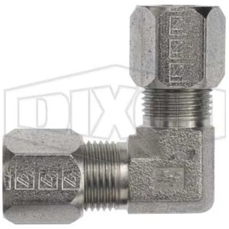 Dixon The Right Connection Flareless Bite Union Elbow, 1 in Nominal, Male Tube End Style, Steel FLC2500-16