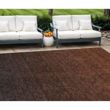 Homeroots 10' X 14' Orange And Charcoal Abstract Washable Indoor Outdoor Area Rug 588971