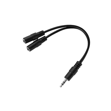 Monoprice Audio Cable, 3.5mm Jack, 6 In 667