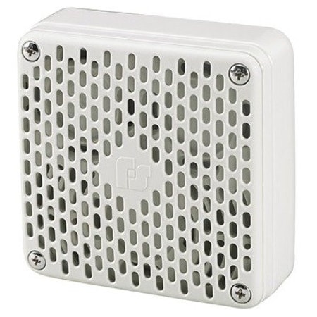Federal Signal Horn, Horn, Continuous, 12 to 24V DC, 16 to 33V DC, 90 dB, Plastic, Gray, Surface Mount 450E-024