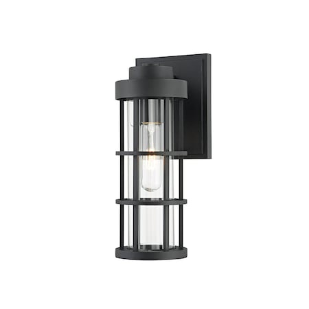 Troy Lighting Becki Owens X Mesa 1 Light Wall Sconce11.5 In. Textured Black B2041-TBK