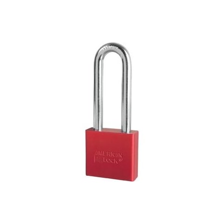 Master Lock Co Padlock 3in Shackle Aluminum Red A1307KD RED