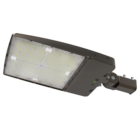 Led Lighting Supply 80/100/150W Adjustable LED Shoebox Light, up-19500 lm, 3000K/4000K/5000K, 120V-277V LLS-M-SB6-150A-CC
