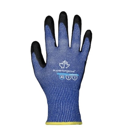 Superior Glove Knit Gloves, Cut Level A3 , Dipped , Polyurethane , Smooth , 9 1 PR S13TAFGPU-9