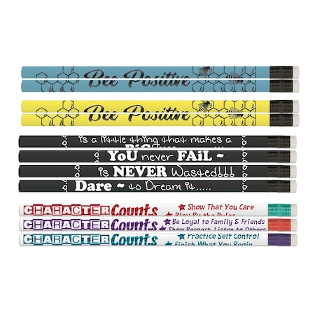 Musgrave Pencil Co Teacher Character Pencils Assortment, 144PK EDU-CHA