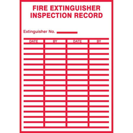 Accuform Fire Safety Label LFXG529VSP
