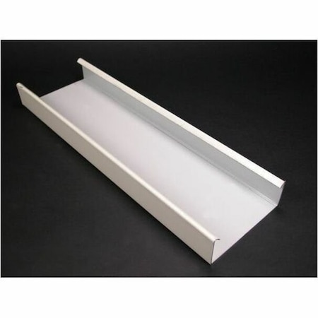 Legrand Cover Plate Raceway, 4000 Series, 1 Channel, 4-3/4 in W, 1-3/4 in H, 10 ft L, Ivory V4000B-10