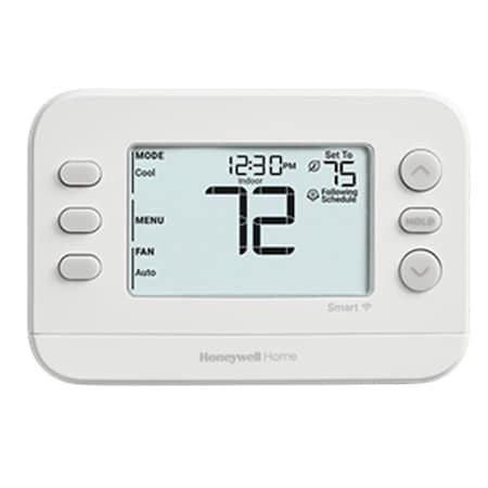 Honeywell X2P RTH20B Programmable Thermostat, 24 V, Backlight Display, White RTH20B/N