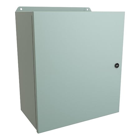Hammond Latches Electrical Enclosure, 16 in H, 8 in D, 14 in W, 12, 13, 3R, 4, Steel EJ16148