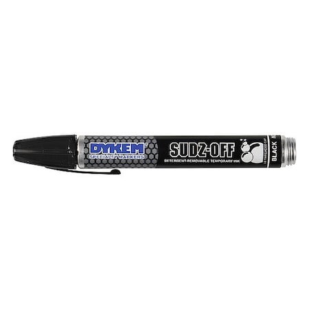 Dykem Ink Industrial Marker, Black, Bullet 44985
