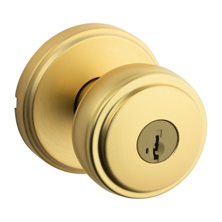 Kwikset Residential Door Knobs Entry Satin Brass 740SOK-4S