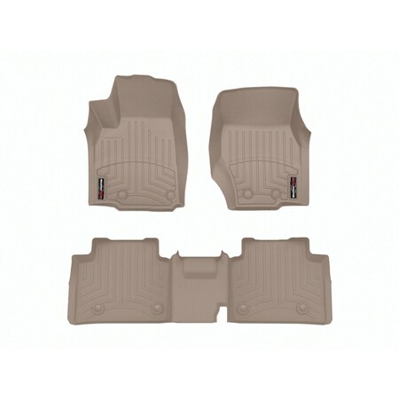 Weathertech Tan, Front and Rear Floorliners 4517821-4516966