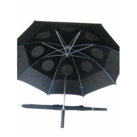 Super Smooth 60 in. Jumbo Golf Double Canopy Windproof Umbrella SU2648391