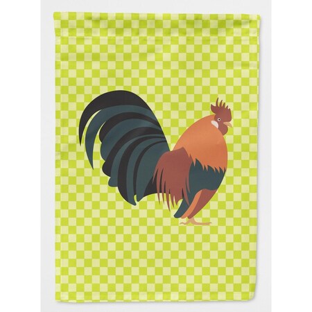 Carolines Treasures Dutch Bantam Chicken Green Flag Garden Size BB7662GF