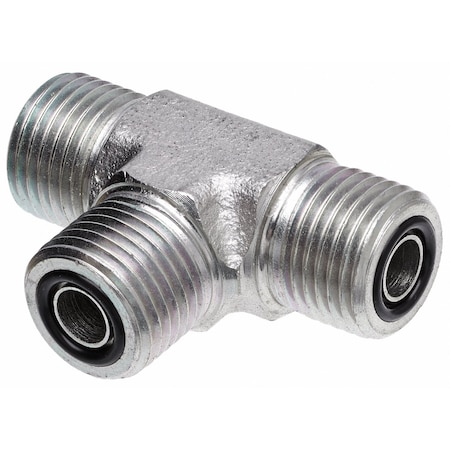Gates MALE FLAT-FACE O-RING TEE SAE TO SAE G60740-0404