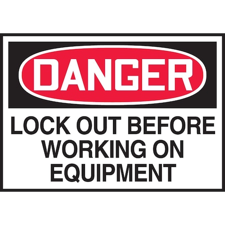 Accuform LockoutTagout Safety Label LLKT295XVE