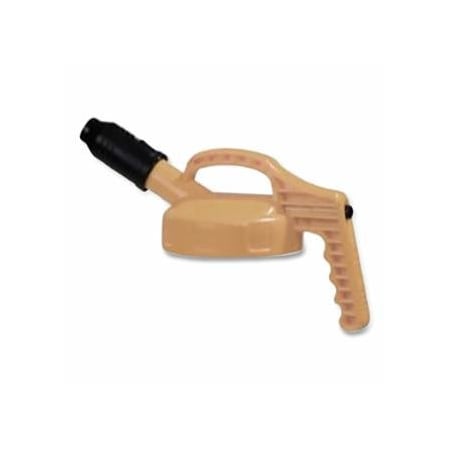 Oilsafe Stumpy Spout Lid, 1 in dia, Beige, Engineering Plastic 399-100500