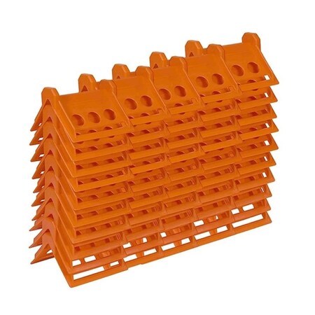Mytee Products V Shaped Board 4in Orange Plastic Corner Edge Protectors for Cargo L..., 50PK PCP-Orangex50