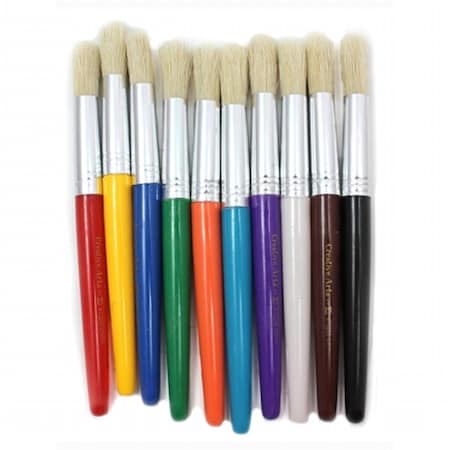 Charles Leonard Brushes Stubby Round 10 Set CHL73210