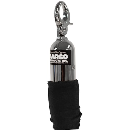 Aarco Form-A-Line Ropes, Black, Hardware Chrome, 6' Tr-5