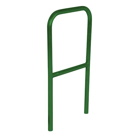 Vestil Aluminum Pipe Safety Railing 24 In. Length Green ADKR-2-GN