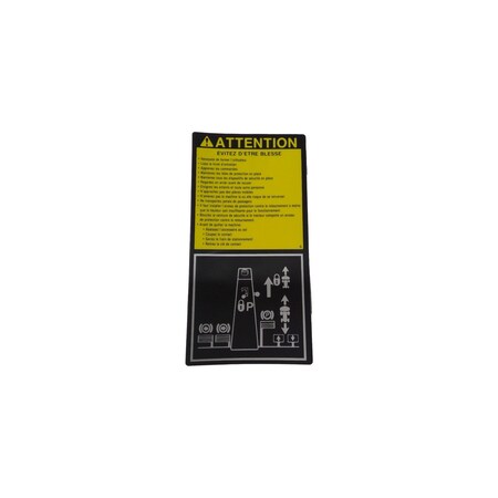 John Deere LABEL, JOHN DEERE OEM M79521 M79521