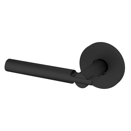 Baldwin Baldwin Preconfigured 5161 Lever with 5046 Rose Left Hand Half Dummy Lock Satin Black Finish 5161190LDM