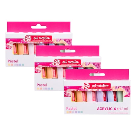 Talens Art Creation Acrylic Paint, Gloss, Acrylic Base, Assorted 9021862M