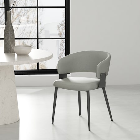 Manhattan Comfort Luce Dining Chair in Stone Grey DC097-GY