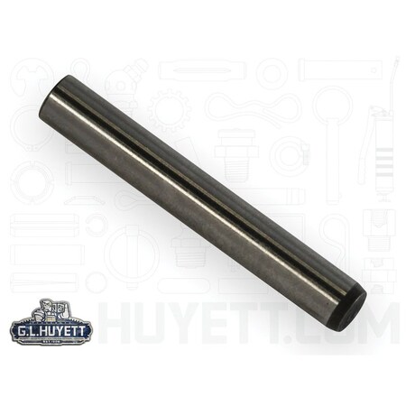 Huyett Hardened Dowel Pin, Alloy Steel, 4 mm Dia x 28 mm Length DOWMH-040-028