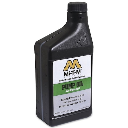 Mi-T-M Pump Oil, 1 pt, Brown AW-4085-0016