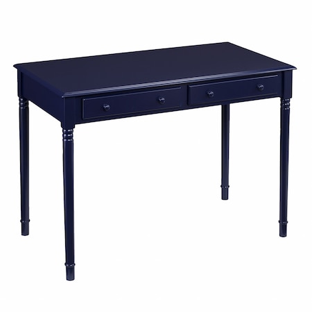Homeroots Navy Blue Writing Desk 402082