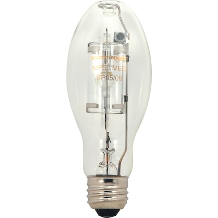 Satco 175W Clear ED17 Medium Metal Halide High-Intensity Light Bulb S5863