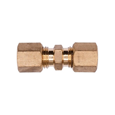 Auveco Brass Compression Union 3/16in Tube Size, 5PK 151