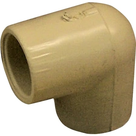 Nibco Pipe Elbow, 12 in, Female x Solvent Weld, 90 deg Angle, CPVC, 40 Schedule, 140 psi Pressure T00100D