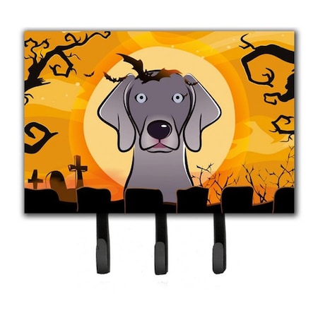 Carolines Treasures Halloween Weimaraner Leash and Key Holder BB1789TH68