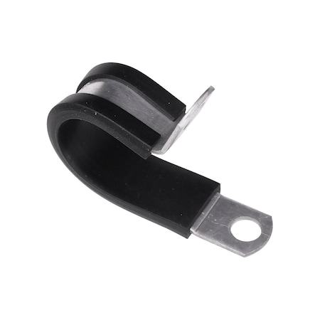 Auveco 3/4in Diameter Aluminum Tubing Clamp, Neoprene Jacket, 15PK 17366